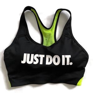 NIKE just do it padded sport bra